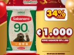 Aniversario 33 Ofertas Arroz Sabanero 90% 1.8kg