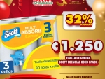 Aniversario 33 Ofertas Toalla de Cocina Scott Esencial 80HD 3Pack